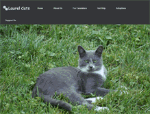 Tablet Screenshot of laurelcats.org